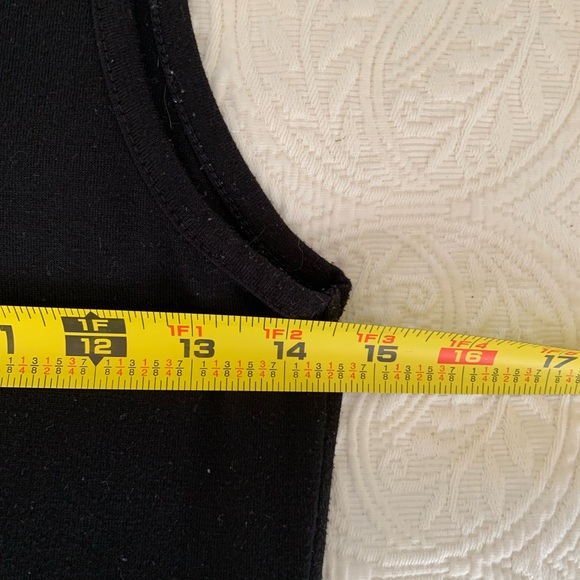 Blouse & Tank Top Set 2 PCS Tie Front Shell Ruffle Black D Signed Disney Girl XL - Picture 8 of 16